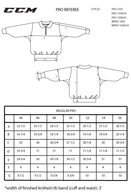 ccm hockey jersey sizing