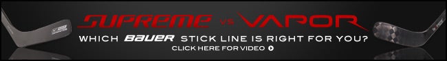 Supreme vs. Vapor: Which Bauer stick line is right for you? Click here for video