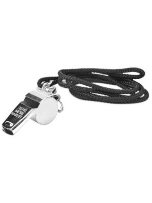 A&R Metal Coach Whistle w/Lanyard