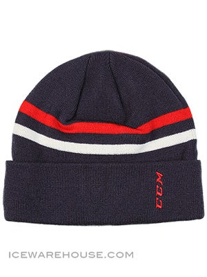 CCM Stripe Knit Beanie Sr