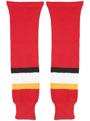 Calgary Flames CCM Ice Hockey Socks Sr