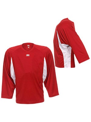 Easton Elite Dry Flow Player Jersey Red & White Sr