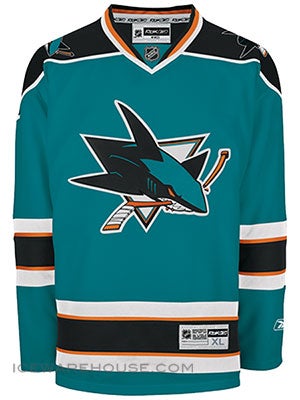 San Jose Sharks Reebok NHL Replica Jerseys Sr
