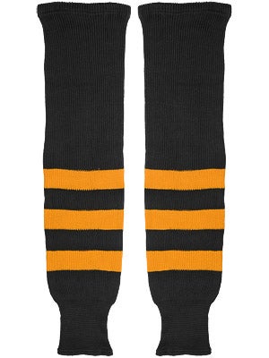 K1 Black & Gold Ice Hockey Socks Sr