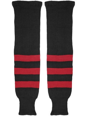 K1 Black & Red Ice Hockey Socks Jr