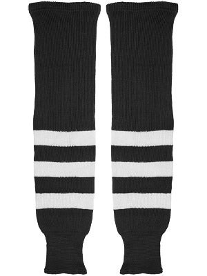 K1 Black & White Ice Hockey Socks Jr