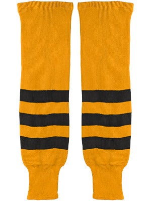 K1 Gold & Black Ice Hockey Socks Sr