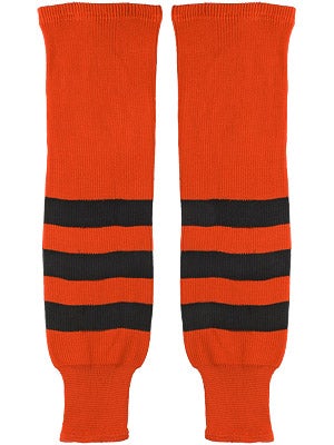 K1 Orange & Black Ice Hockey Socks Jr