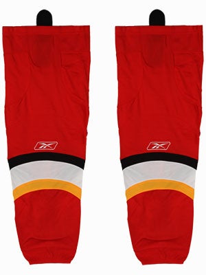 Calgary Flames Reebok Edge Hockey Socks Jr