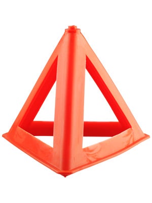 Orange Practice Triangular Pylon