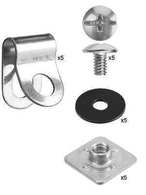 Vaughn Goalie Mask Cage Clips