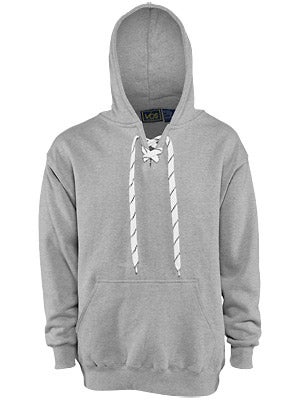 Hockey Lace-Up Hoodie Sweatshirt