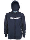 Bauer Classic Full Zip Hoodie Sweatshirt Jr