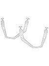 Bauer 9900/9500/7500 Hockey Helmet Ear Loops