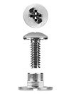 Helmet Screw w/Post