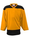 K1 2100 Goalie Hockey Jersey Gold & Black Sr