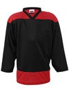 K1 2100 Player Hockey Jersey Black & Red Jr