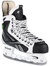 Reebok 20K White Pump Ice Hockey Skates Sr 
