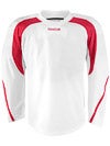 Reebok Edge Hockey Jersey White & Red Sr