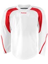 Reebok Edge Hockey Jersey White & Red Jr