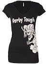 RUF Rokurface Roller Derby Derby Tough Ladies Tee