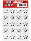 SportStar Hockey Helmet Star Award Decal Sets