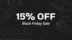 <b>15% OFF</b>: Black Friday Sale