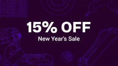 <b>15% OFF</b>: New Year's Sale