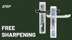 <b>FREE SHARPENING:</b> Step Steel Blades