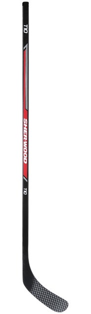 Sherwood 6087 Wood Hockey Stick, Youth,43 Flex, Straight Blade