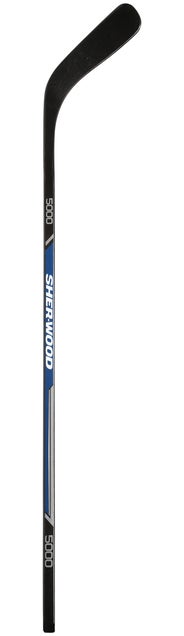 Sherwood 6087 Wood Hockey Stick, Youth,43 Flex, Straight Blade