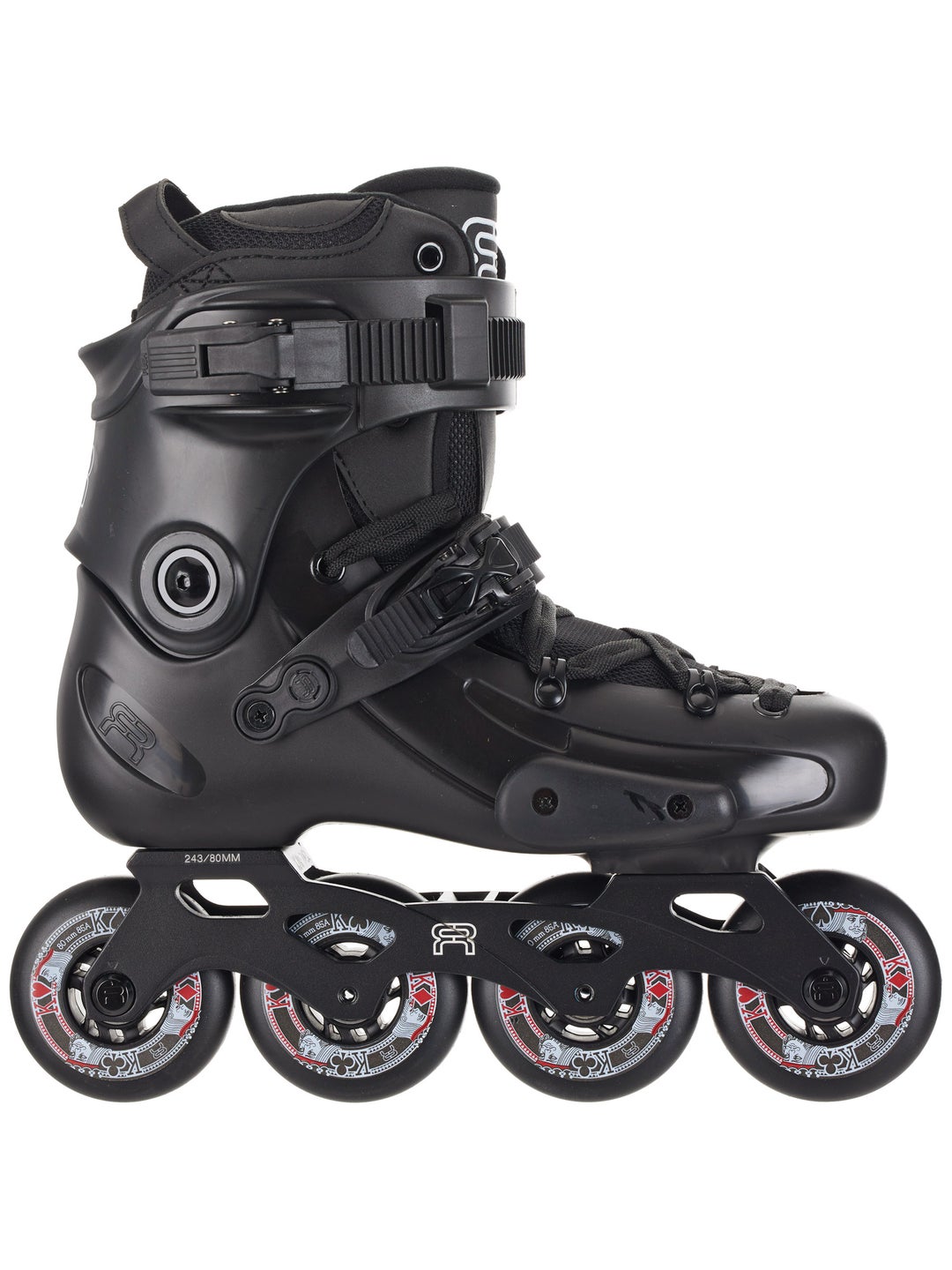 FR Skates FR3 80 Skates Black Inline Warehouse