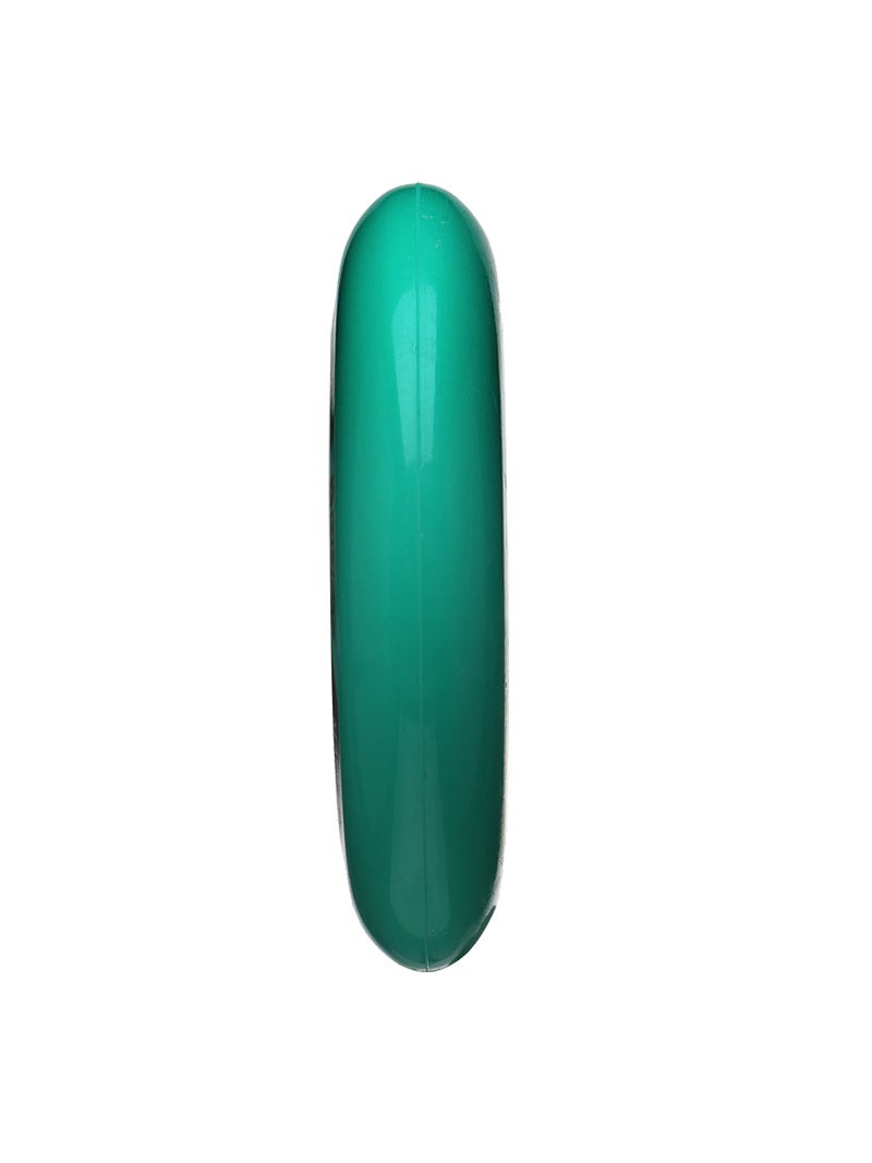 Profile view of an inline skate wheel that features a bullet profile