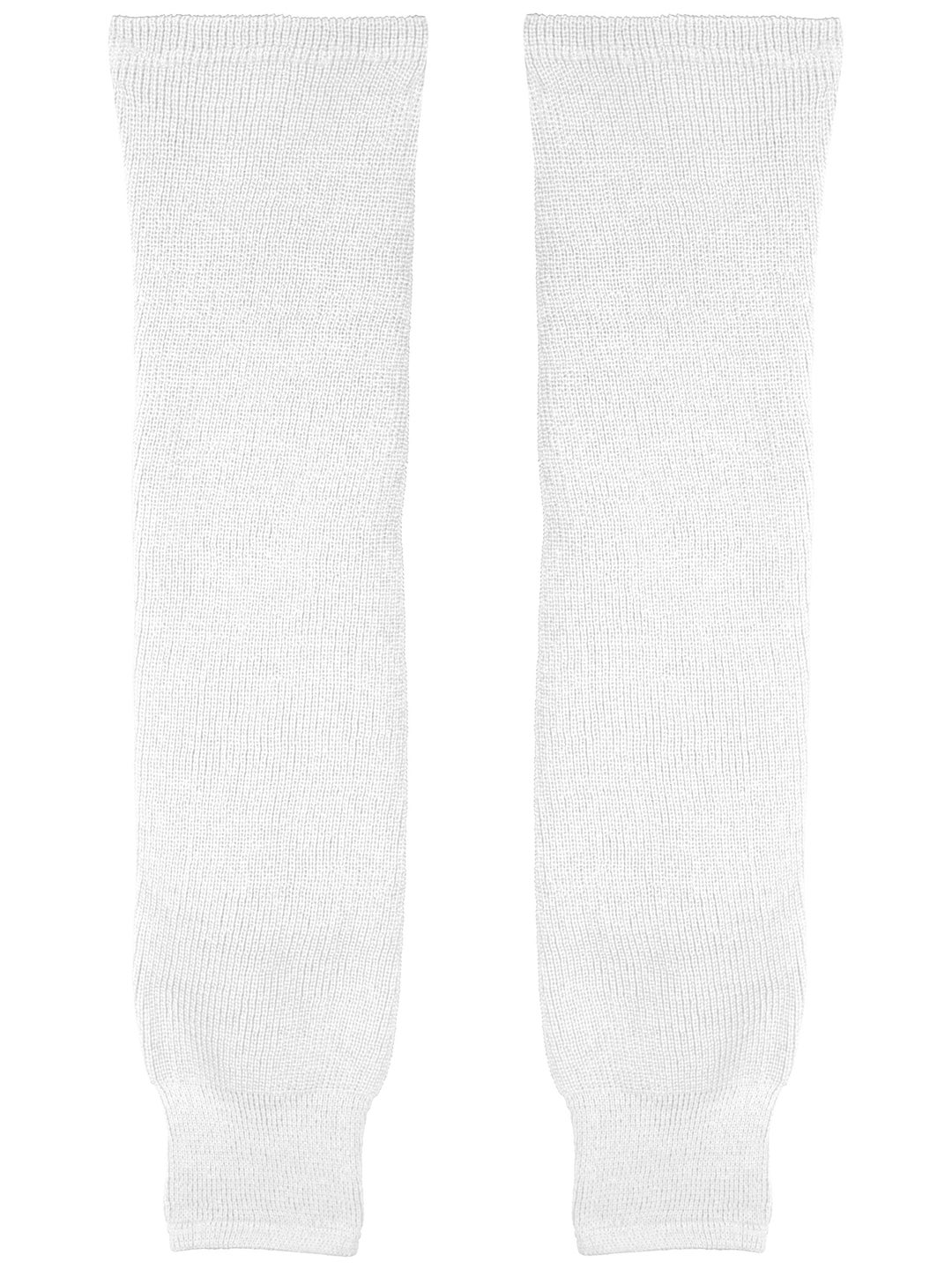 CCM S100P Solid Knit Hockey Socks White Ice Warehouse