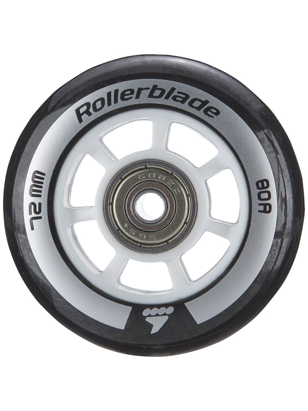 Rollerblade RB Inline Skate Wheels with Bearings 8pk Inline Warehouse