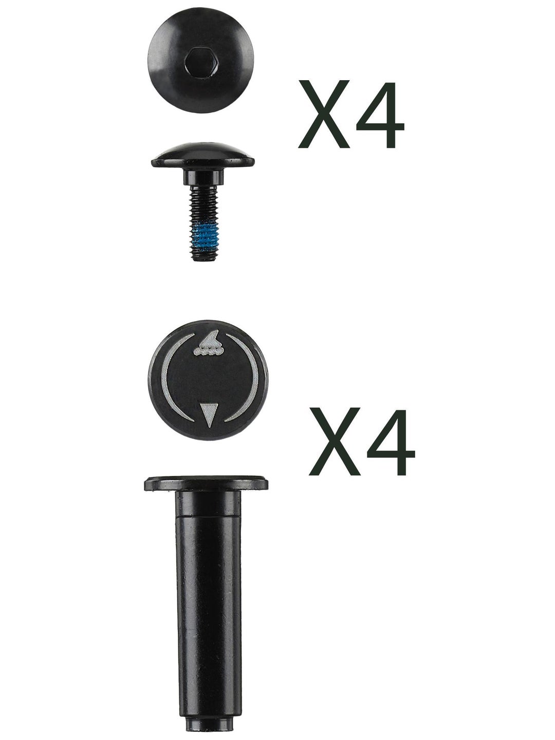 Rollerblade Crossfire Rocker Axles (4) 09310600001 - Inline Warehouse