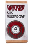 Wicked Twincam SUS Rustproof Bearings 4pk