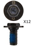 Kizer Superbolts Frame Mounting Bolts (12)