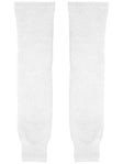 CCM S100P Solid Knit Hockey Socks - White