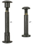 K2 Inline Skate Axles PRESSED CAST 