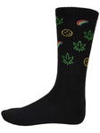 Sock It to Me Athletic Ribbed Crew Socks