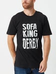 Wheels or Heels Sofa King Derby T Shirt