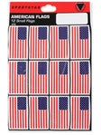 SportStar Hockey Helmet USA Flag Decal Sets