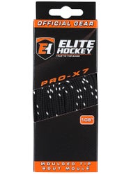 Elite Pro-X7 Wide Hockey Skate Laces Unwaxed