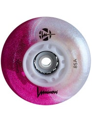 Luminous LED Light Up 80mm Inline Wheels 4pk