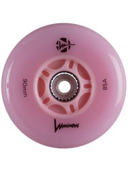 Luminous LED Light Up 90mm Inline Wheels 4pk