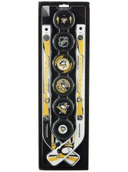 Inglasco NHL Team Plastic Mini Hockey Sticks - 6PK