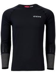 CCM Compression L/S Shirt w/ Cut Resistant Wrist Guards