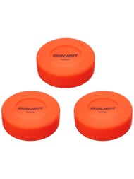 Bauer Floor Hockey Pucks 3 Pack Inline Warehouse