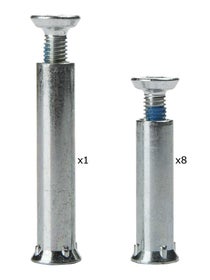 Rollerblade Axles 2.0 ALU 8mm Frames OMEGA